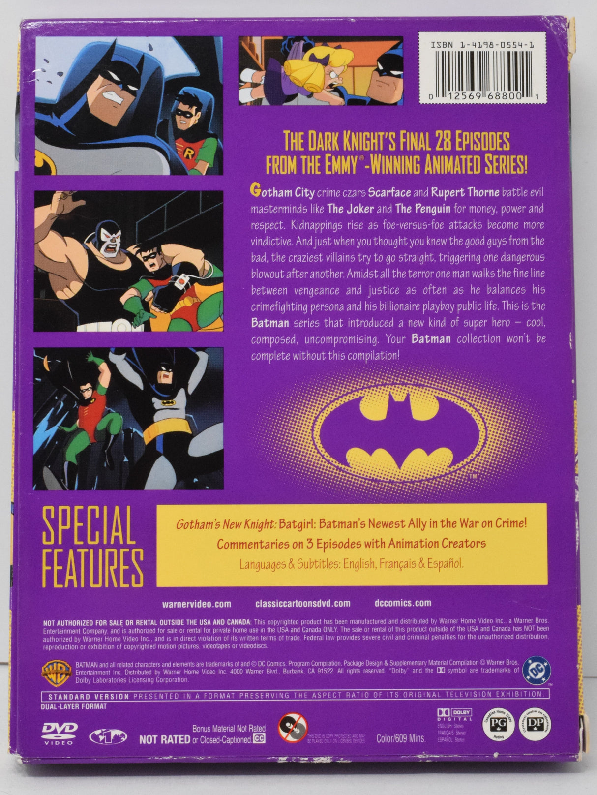 Batman DVD DC Comics Classic Collection Volume Three