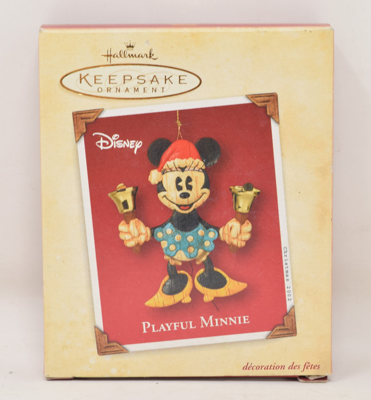 Hallmark Keepsake Ornament Disney Playful Minnie Mouse Christmas Tree 2002 NIB