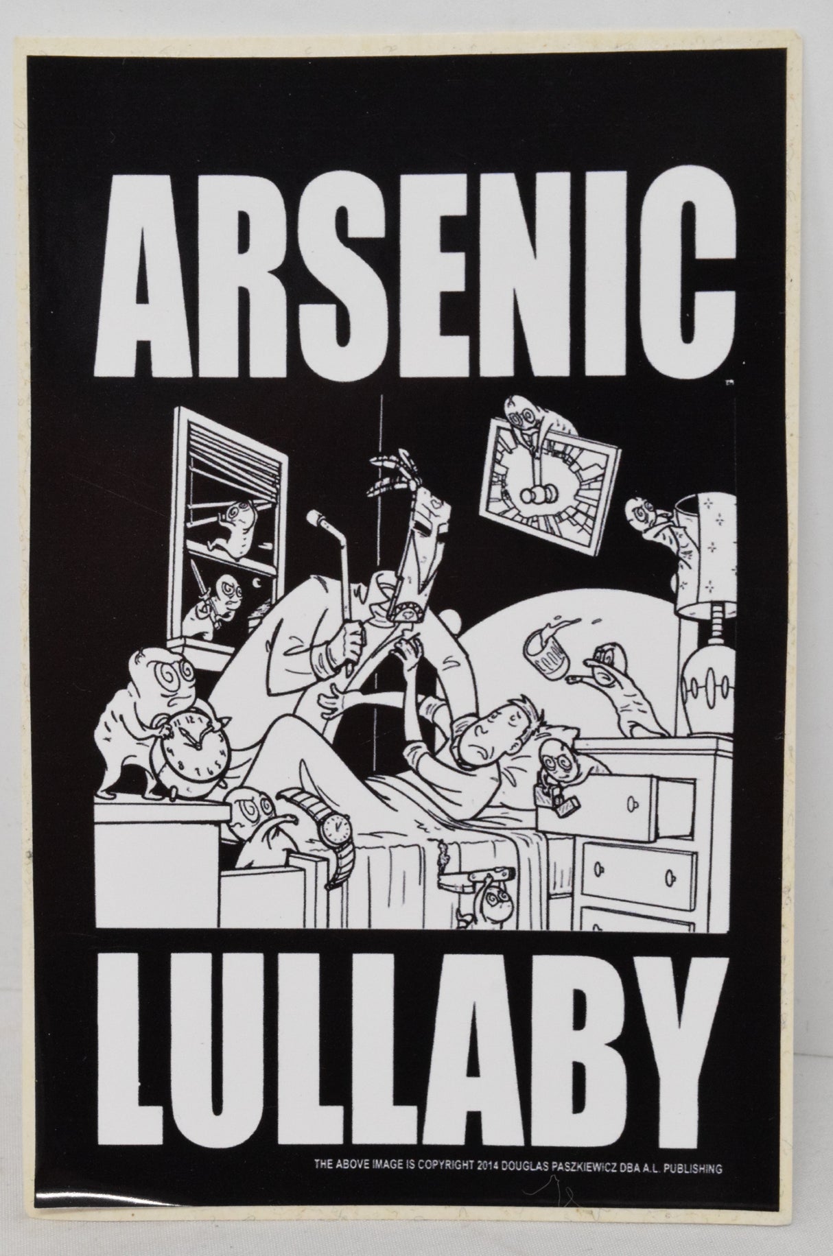 Arsenic Lullaby Devils Only Friend HC Signed Remark Pin Sticker Set