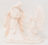 Millenium Annunciation Gabriel Virgin Mary Porcelain Figurine Roman Inc 1995