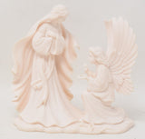 Millenium Annunciation Gabriel Virgin Mary Porcelain Figurine Roman Inc 1995