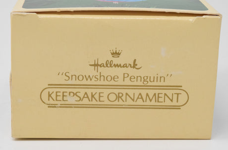 Hallmark Keepsake Snowshoe Penguin Christmas Ornament 1984 NIB