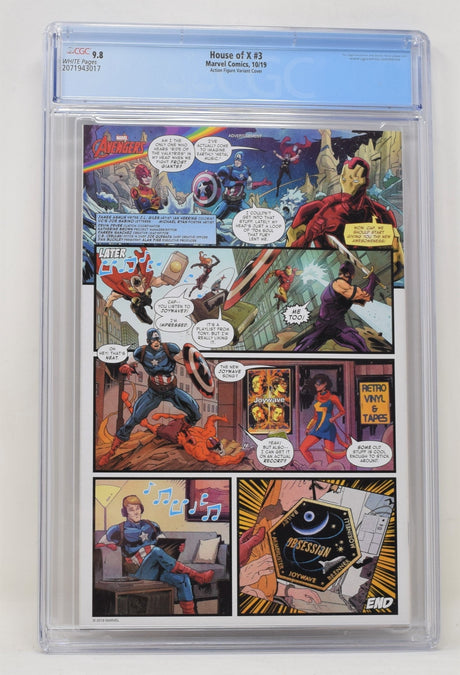 House Of X 3 Marvel 2019 CGC 9.8 John Tyler Christopher Action Figure Variant