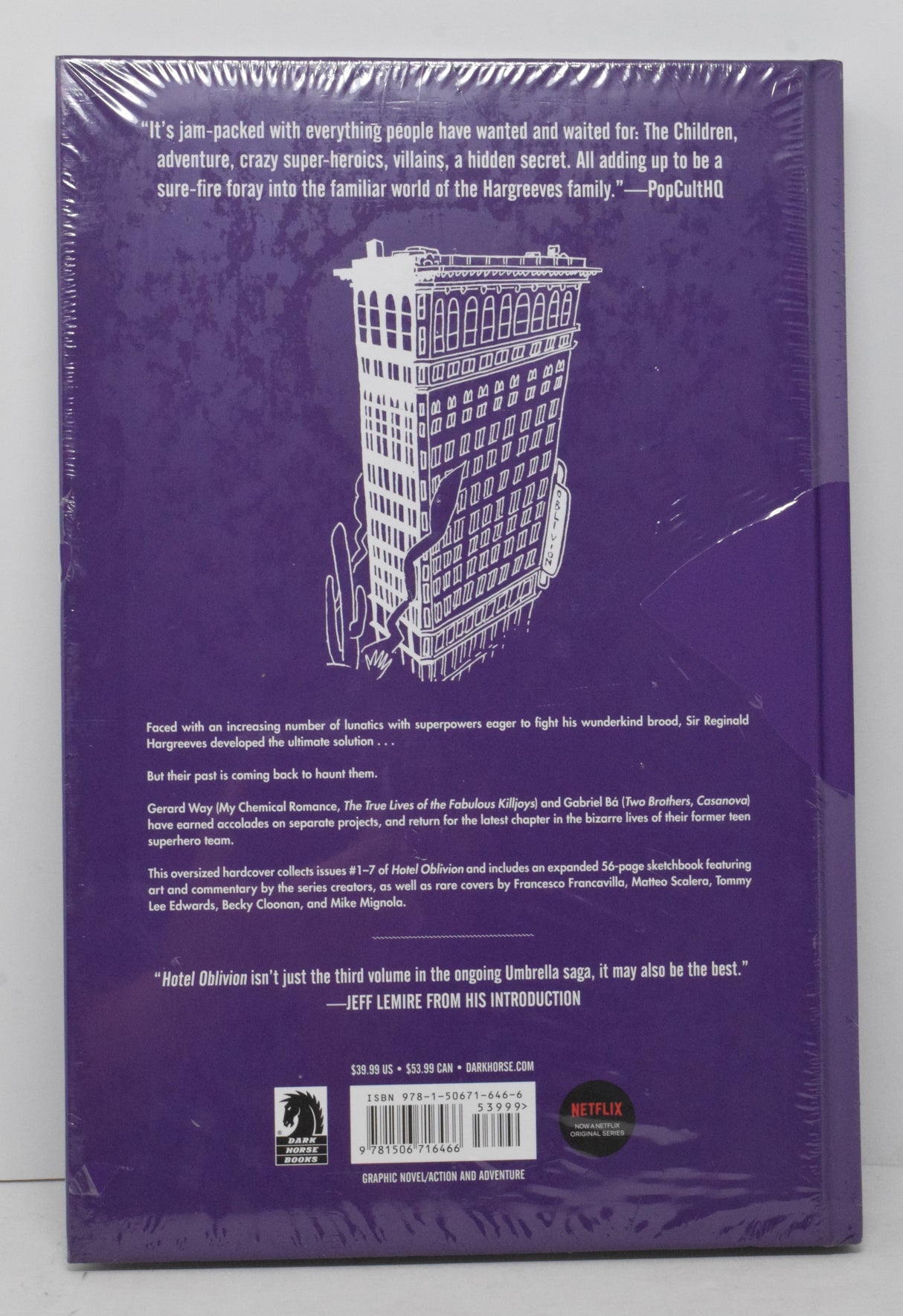 Umbrella Academy Hotel Oblivion Library HC Dark Horse 2020 NM