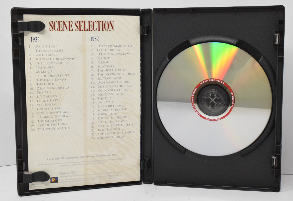 Les Miserables DVD Cinema Classics Collection