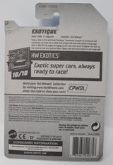 Hot Wheels Exotique HW Exotics 10/10 241 Blue 24 DieCast Car New