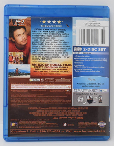 127 Hours DVD Blu-ray