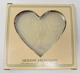 Hallmark Keepsake Love Christmas Acrylic Christmas Ornament 1983