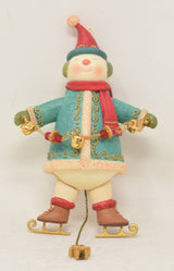 Hallmark Keepsake Ornament Snowman Yuletide Treasures Christmas Tree 2008 NIB