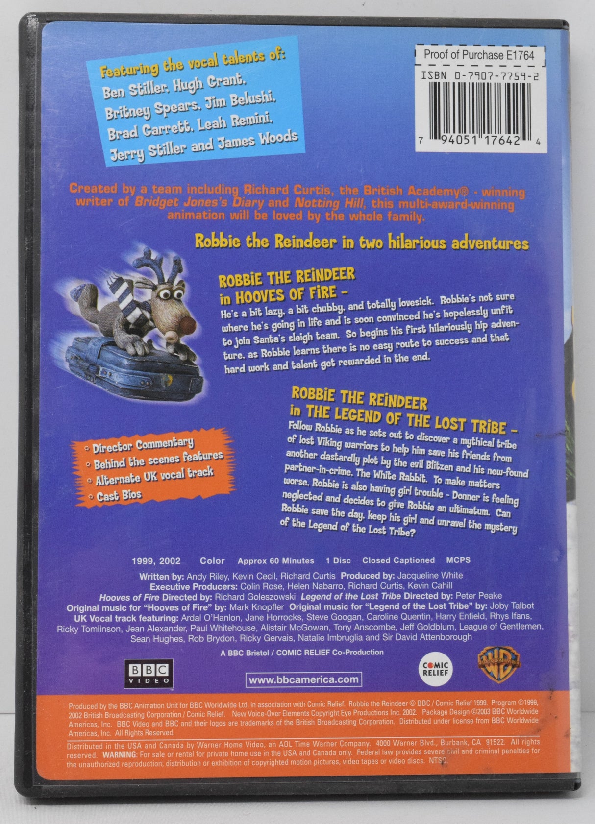 Robbie The Reindeer DVD