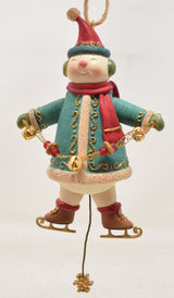 Hallmark Keepsake Ornament Snowman Yuletide Treasures Christmas Tree 2008 NIB