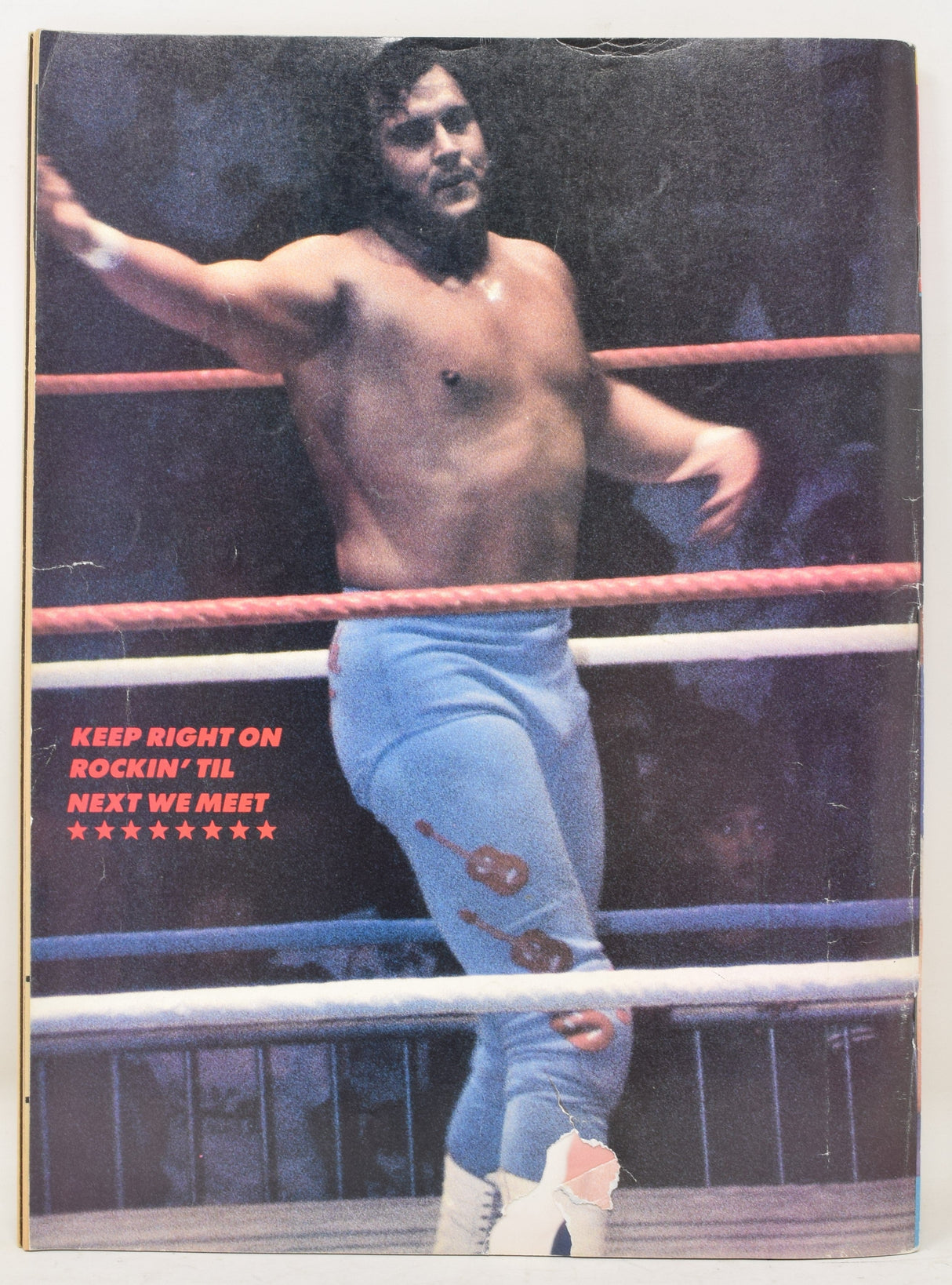 Gold Belt Wrestling Magazine November 1987 VG Hulk Hogan