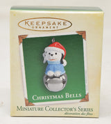 Hallmark Keepsake Ornament Puppy Dog Christmas Bells Tree 2005 NIB