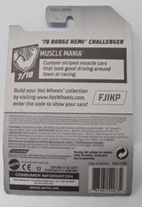 Hot Wheels 70 Dodge Hemi Challenger Muscle Mania Red 7/10 189 DieCast Car New