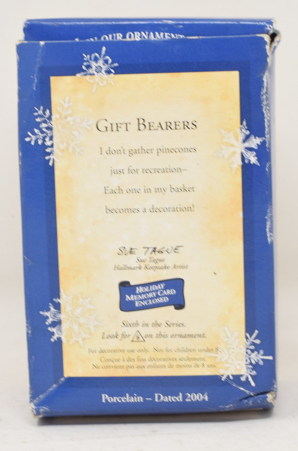 Hallmark Keepsake Ornament Gift Bearers Bear Christmas Tree 2004 NIB