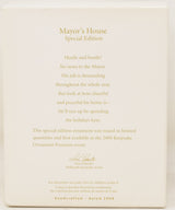 Hallmark Keepsake Ornament Mayors House Christmas Tree 2008 NIB