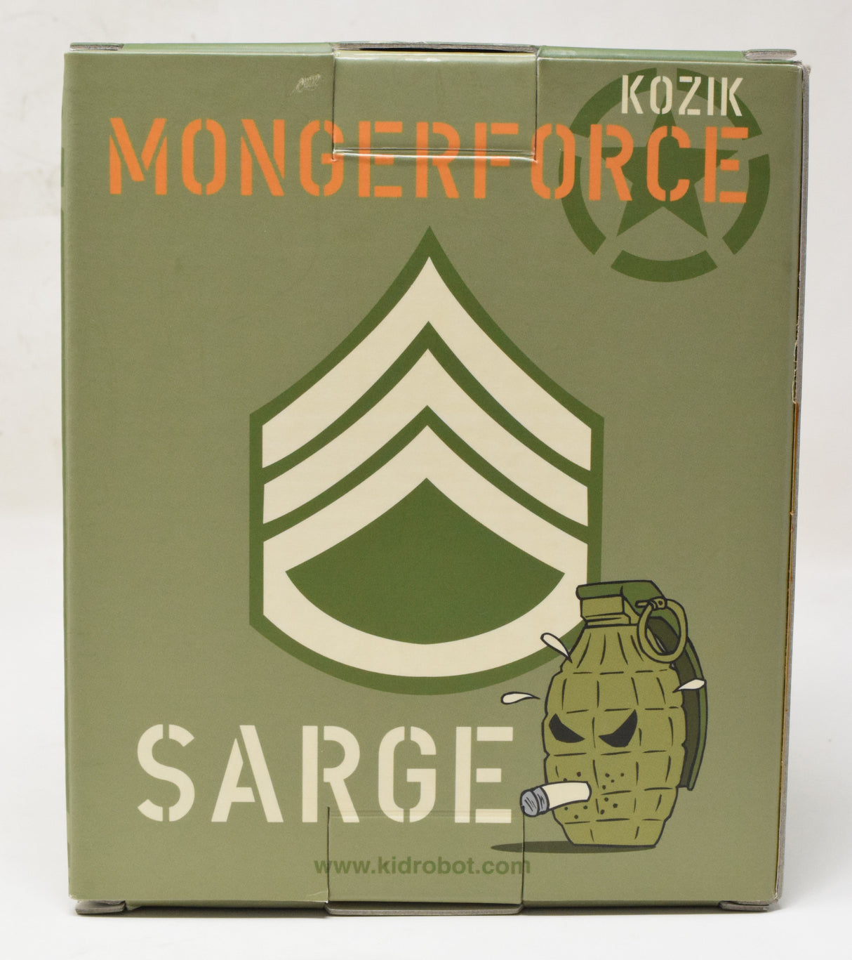 Frank Kozik Kidrobot Sarge Camo Desert Storm Mongerforce Mongers Signed