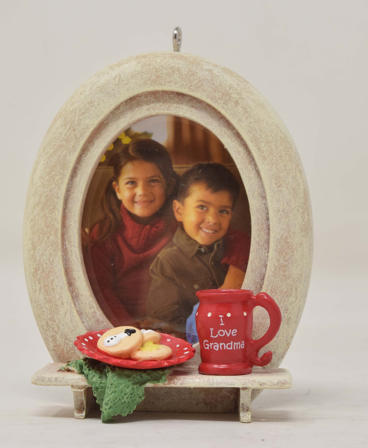Hallmark Keepsake Ornament I Love Grandma Photo Frame Christmas Tree 2006 NIB