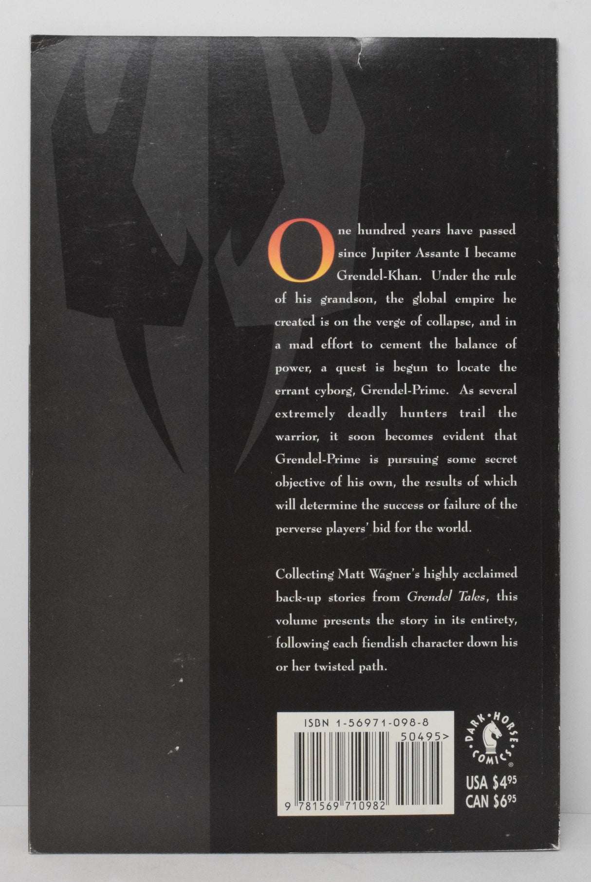 Grendel Devil Quest 1 Dark Horse 1995 FN Matt Wagner