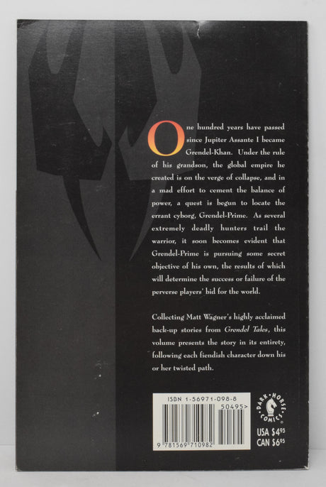 Grendel Devil Quest 1 Dark Horse 1995 FN Matt Wagner