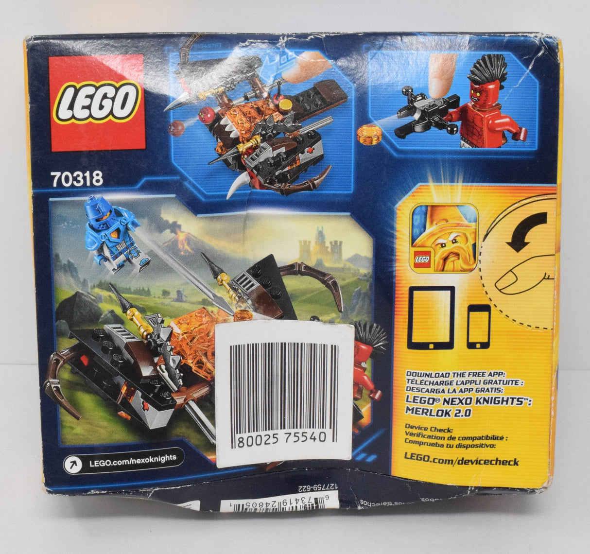 Lego Nexo Knights Glob Lobber Set 70318 New
