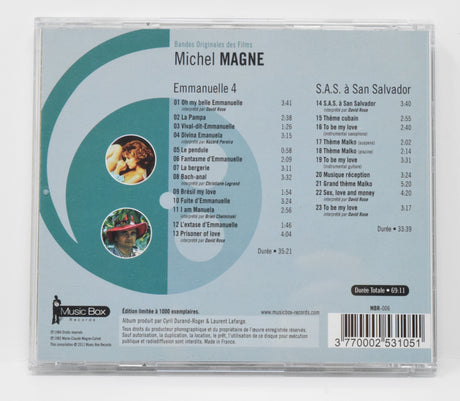 Emmanuelle 4 Soundtrack CD Michael Magne