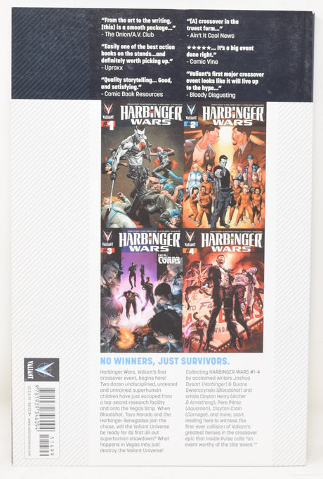 Harbinger Wars Vol 1 Valiant, Ent 2013 GN NM New