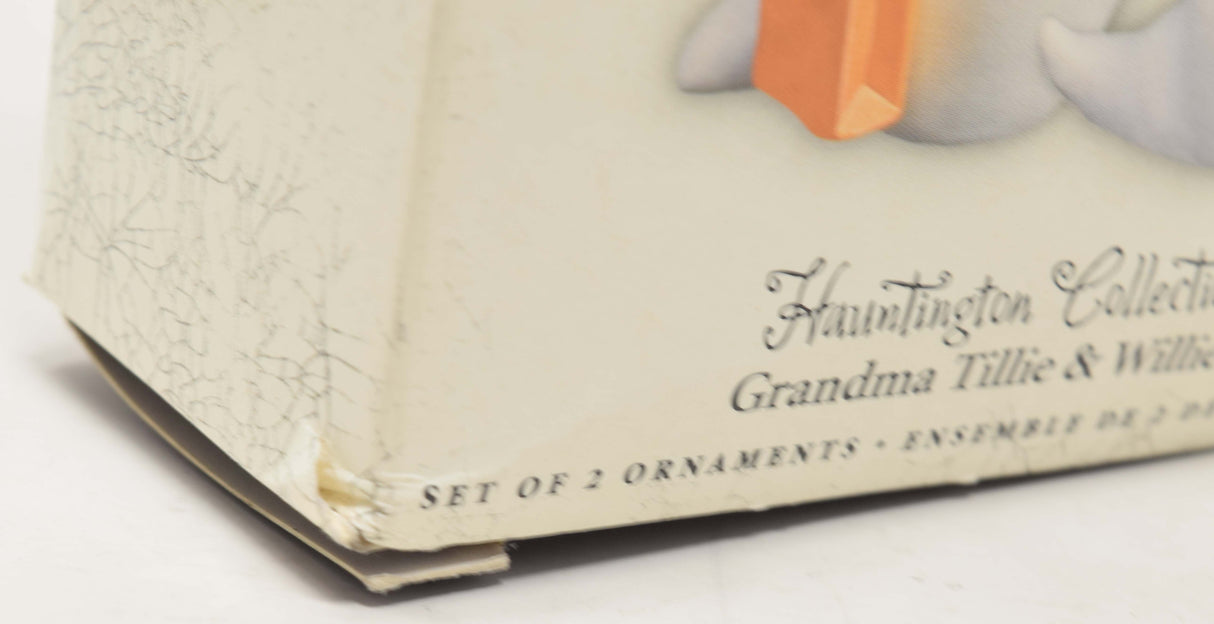 Hallmark Ornament Huntington Collection Grandma Tillie Willlie Halloween Christmas 2005 NIB