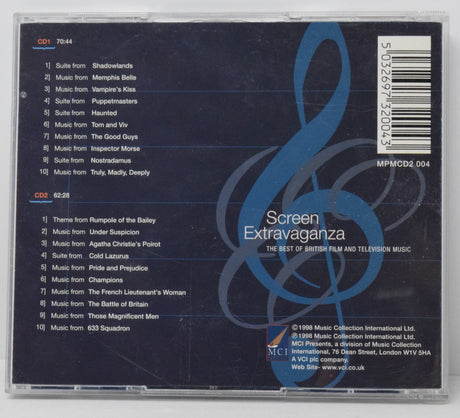 Screen Extravaganza British Film Soundtrack CD National Symphony Orchestra MCI