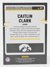 Caitlin Clark Highlights WNBA Basketball Card Panini Donruss 2024 Collection #H7