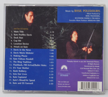 Love And Treason Soundtrack CD Basil Poledouris Intrada
