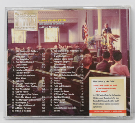 A Man Called Peter Soundtrack CD Alfred Newman FSM Golden Age LTD 3000
