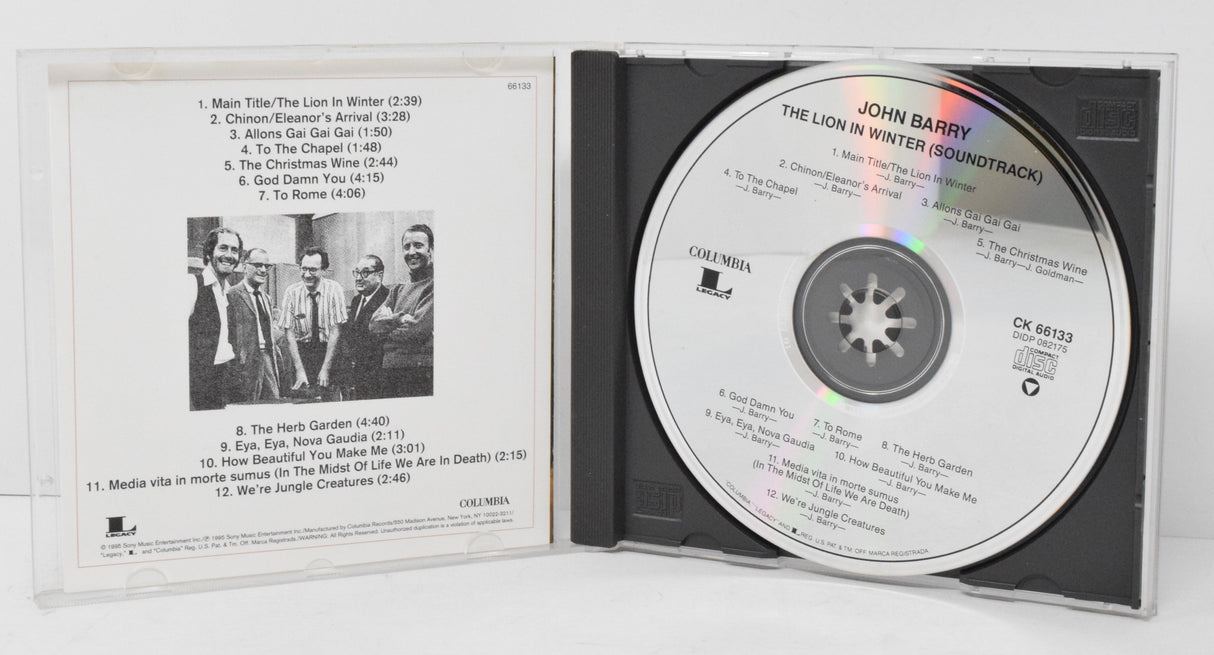 The Lion In Winter Soundtrack CD John Barry Columbia