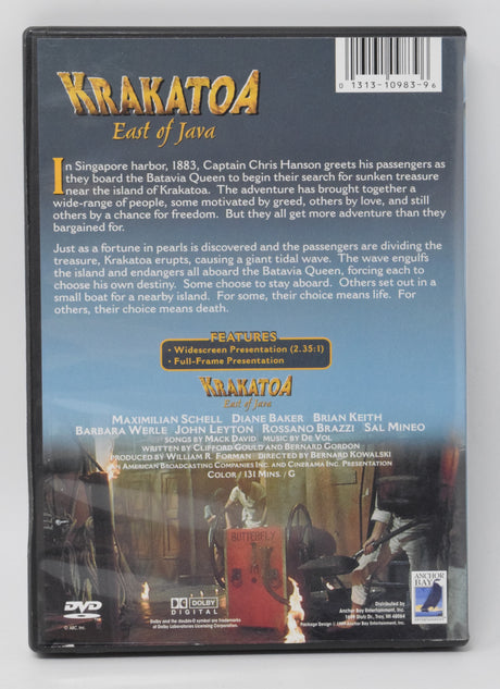 Krakatoa East of Java DVD