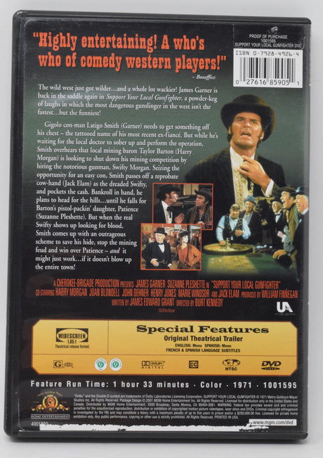 Support Your Local Gunfighter DVD