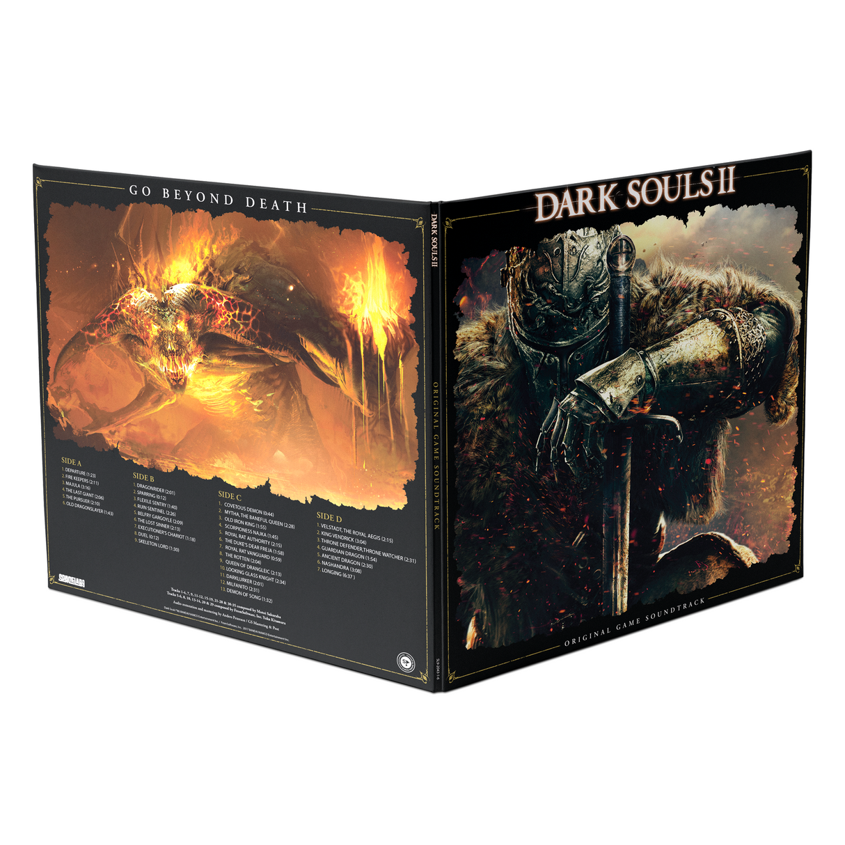 Motoi Sakuraba / Yuka Kitamura - Dark Souls II: Banda sonora original del juego (2 LP en edición limitada exclusiva en plata metalizada) [Vinilo]