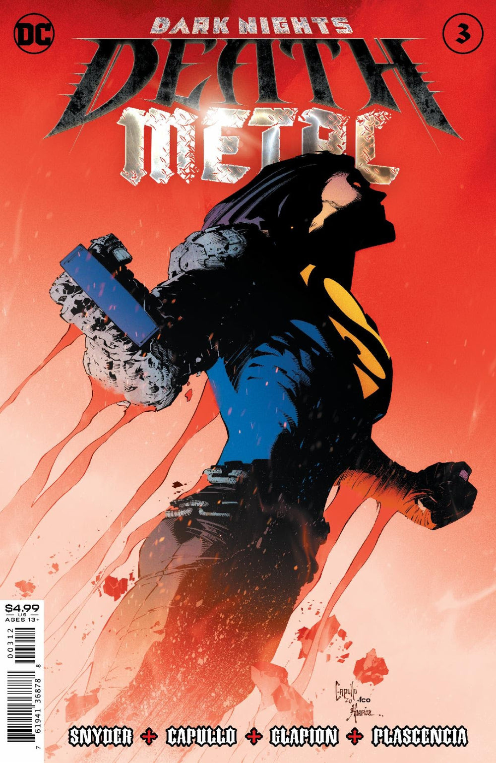 Dark Nights Death Metal #3 (Of 6) 2nd Print Greg Capullo Variant (08/26/2020) DC