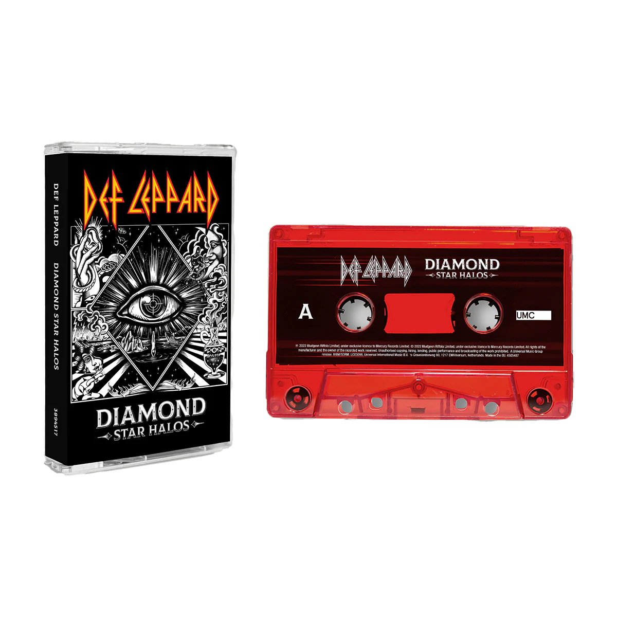 Def Leppard Diamond Star Halos [Red Cassette] [Music Cassette Tapes]