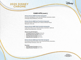 Disney Trading Cards Topps Chrome 2025 Hobby Breaker Box (09/24/2025)
