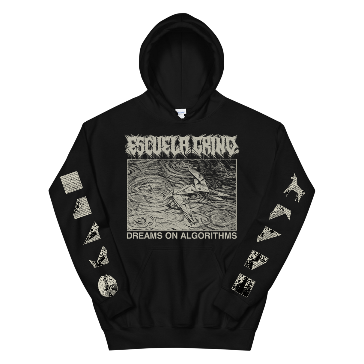 Escuela Grind - Origami Unicorn Hoodie