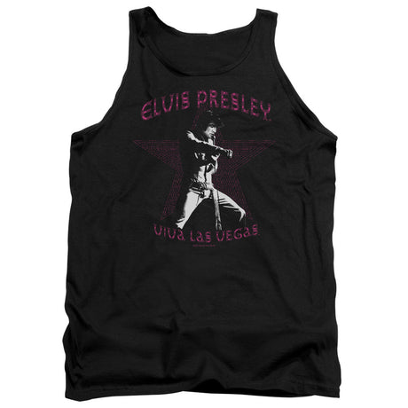 Elvis Presley Viva Las Vegas Star Mens Tank Top Shirt Black Officially Licensed