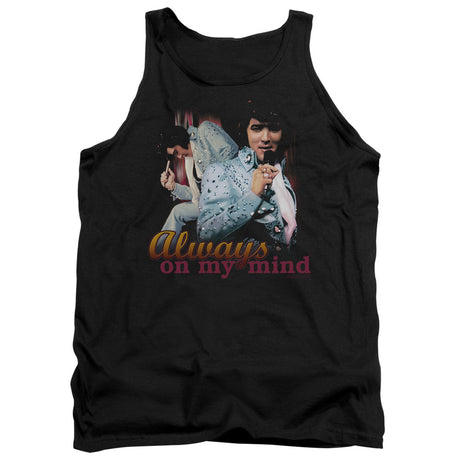 Elvis Presley Always On My Mind Mens Tank Top Shirt Black Officially Licensed