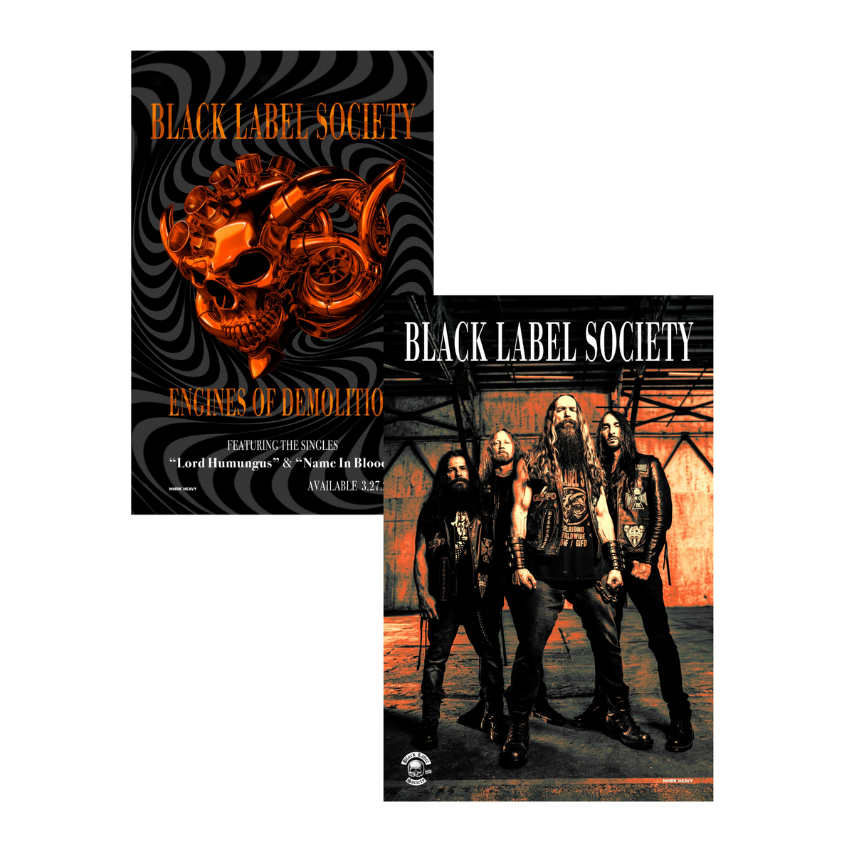 Black Label Society – Engines of Demolition on Blood Orange Vinyl