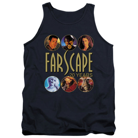 Farscape 20 Years Mens Tank Top Shirt Navy