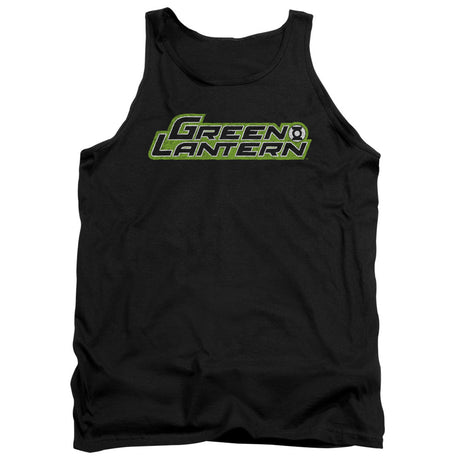 Green Lantern Scribble Title Mens Tank Top Shirt Black Officially Licensed