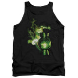 Green Lantern Lantern Light Mens Tank Top Shirt Black Officially Licensed