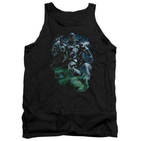 Green Lantern Black Lantern Batman Mens Tank Top Shirt Black Officially Licensed