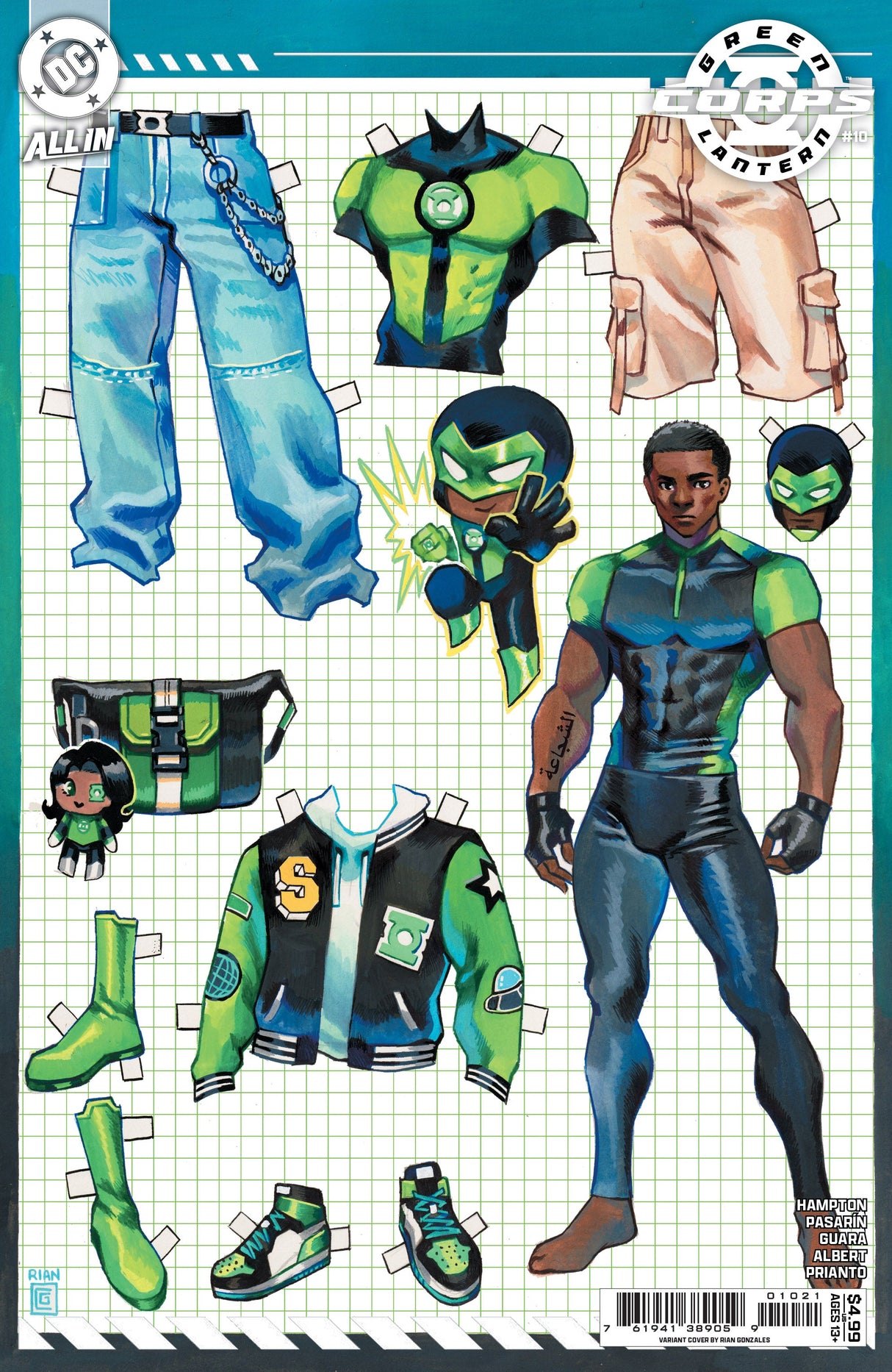 Green Lantern Corps #10 B Rian Gonzales Variant (11/12/2025) Dc