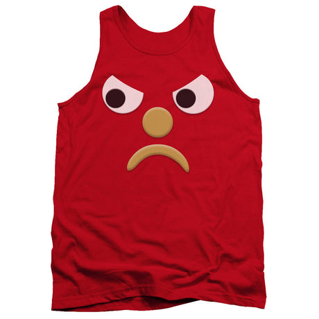 Gumby Blockhead G Mens Tank Top Shirt Red