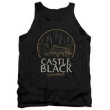 Game Of Thrones Castle Black Mens Tank Top Shirt Black Officially Licensed